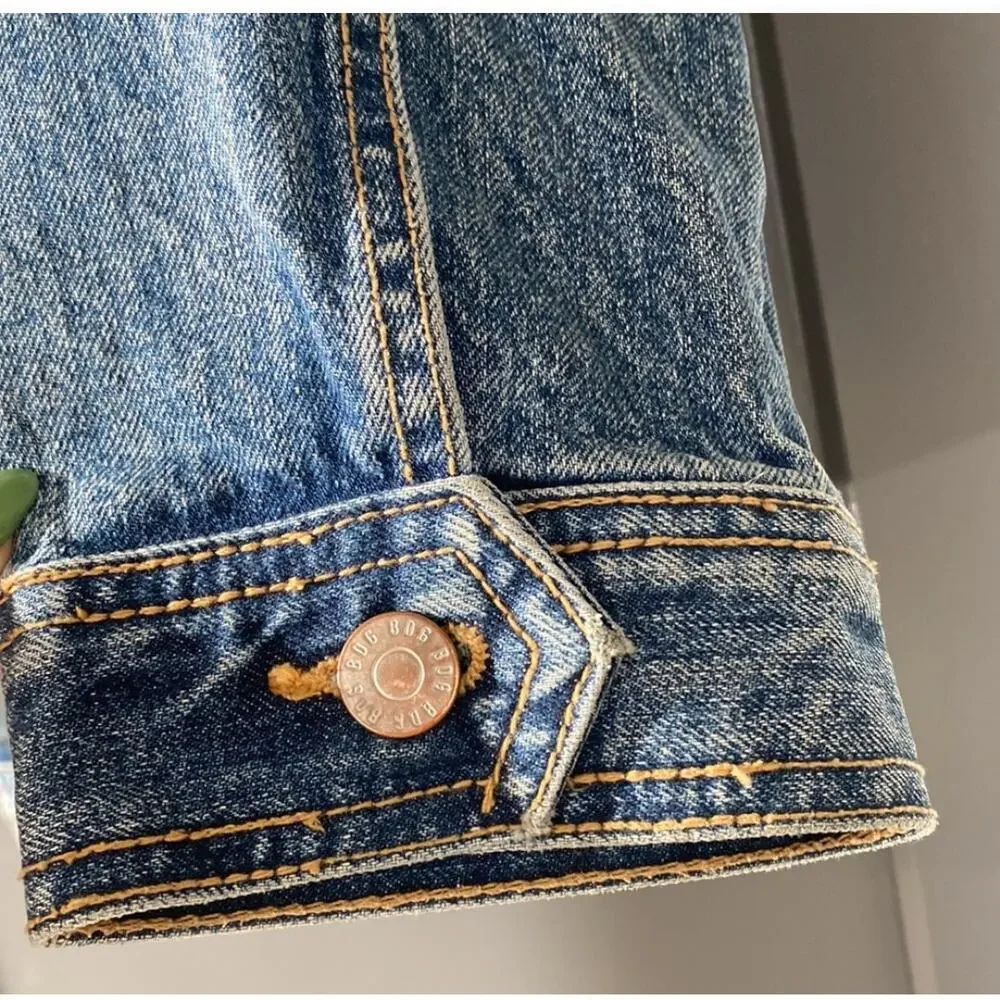 Urban Outfitters BDG Womens Oversized Denim Jacket with Belt Size M Y2K Casual